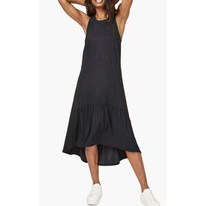SWEATY BETTY Ace Racerback BLACK Midi Dress SIZE M NWOT